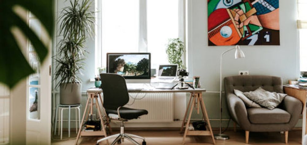 4 consejos para crear un espacio de oficina en tu departamento