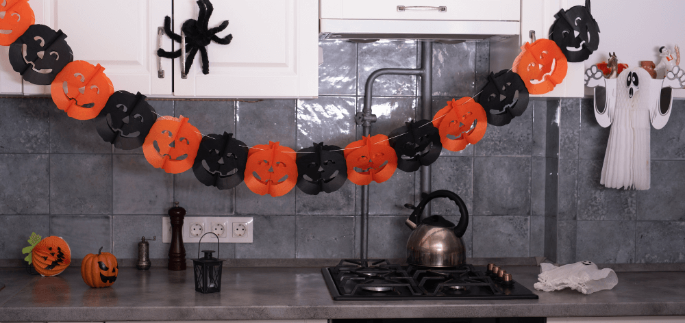 decorar departamento halloween